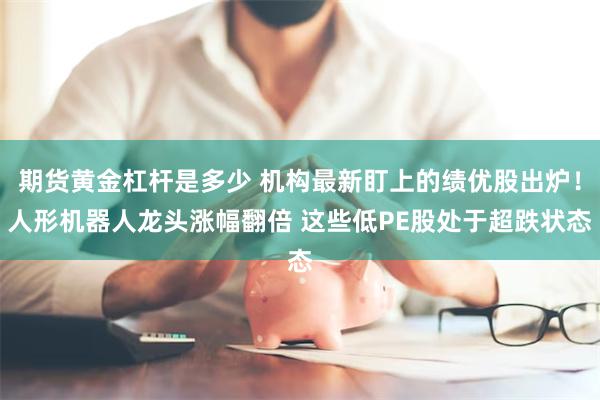 期货黄金杠杆是多少 机构最新盯上的绩优股出炉！人形机器人龙头涨幅翻倍 这些低PE股处于超跌状态