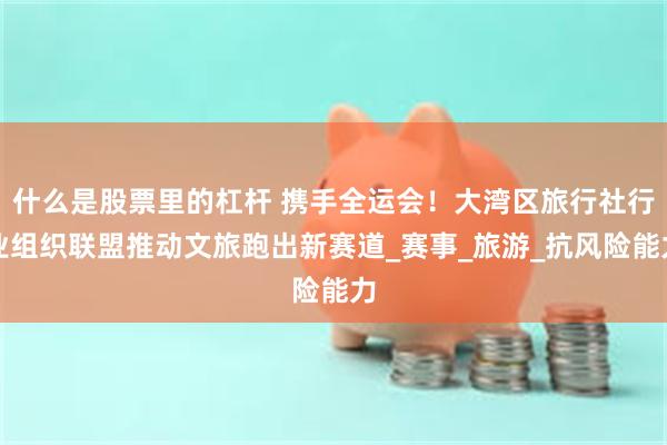 什么是股票里的杠杆 携手全运会！大湾区旅行社行业组织联盟推动文旅跑出新赛道_赛事_旅游_抗风险能力